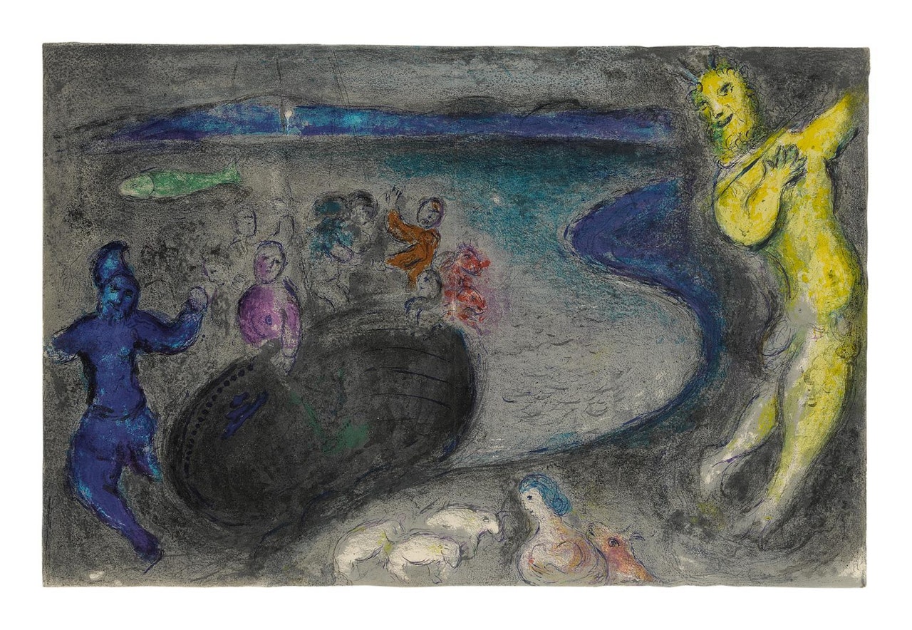 CAPTAIN BRYAXIS'S DREAM (M. 328; SEE C. BKS. 46) by Marc Chagall