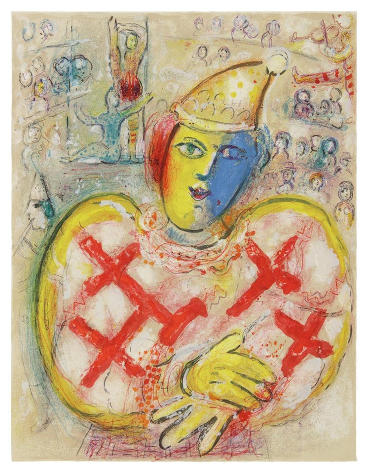 THE CIRCUS: ONE PLATE (M. 499; SEE C. BKS. 68) by Marc Chagall