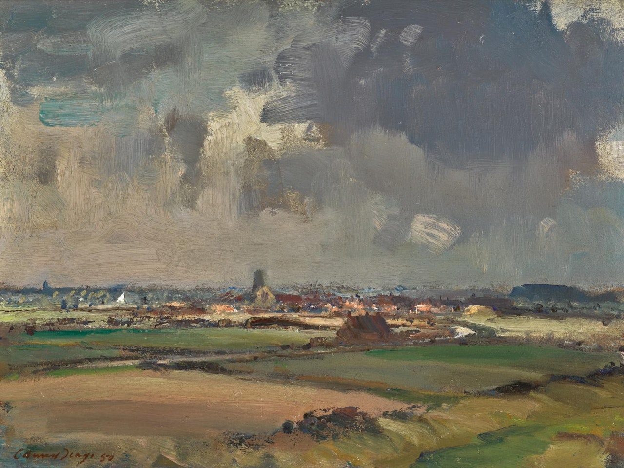 NORFOLK LANDSCAPE by Edward Seago