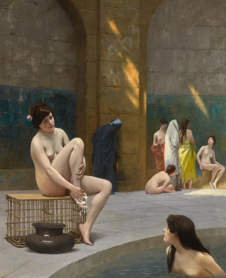 Femmes au bain by Jean Léon Gérome