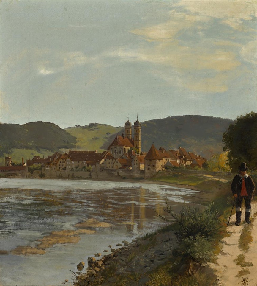 The Rhine at Säckingen in the Black Forest by Hans Thoma