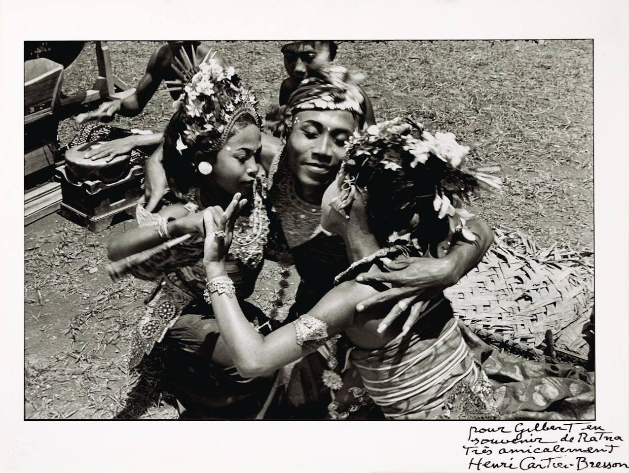 Bali, Sajan, Indonesia, The Alloeng Kotjok Dance, 1949 by Henri Cartier-Bresson