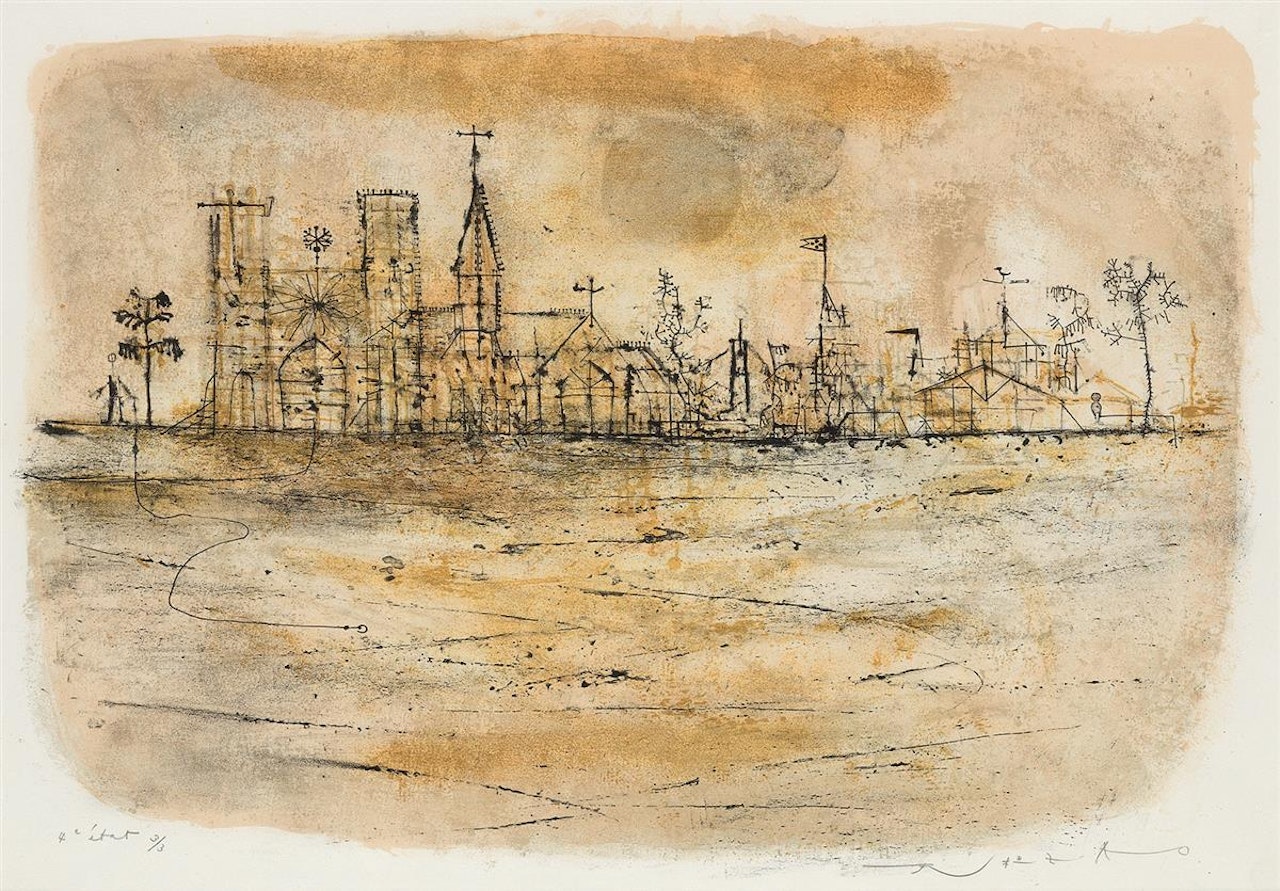 La Cathédrale by Zao Wou-Ki