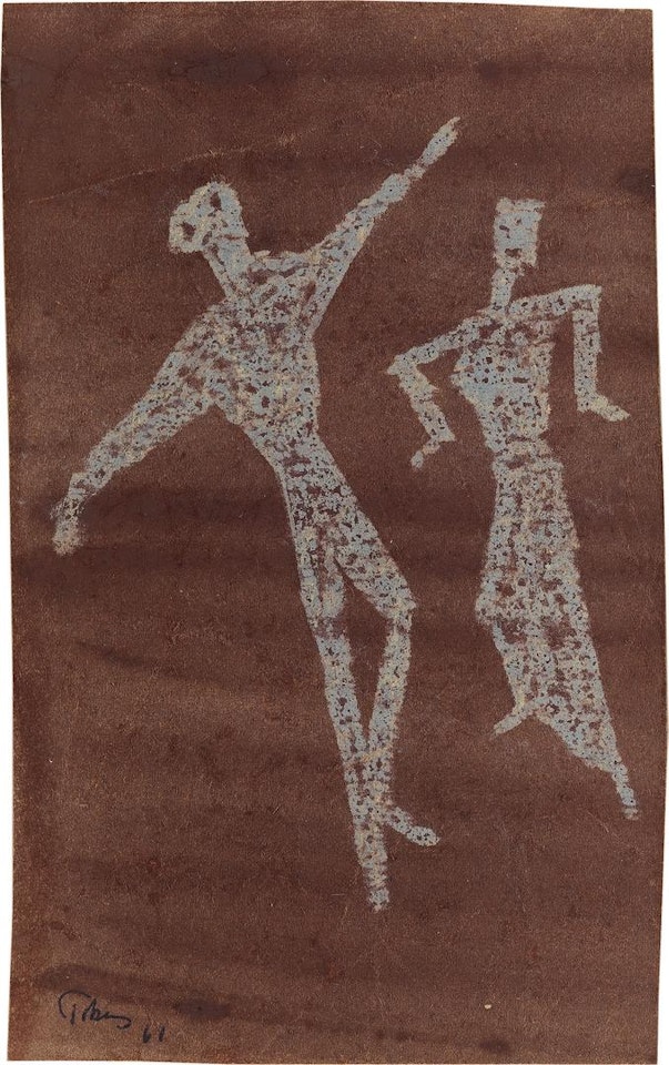 Two Dancing Figures by Mark Tobey