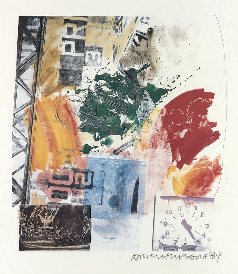 Untitled (roci Announcement) by Robert Rauschenberg