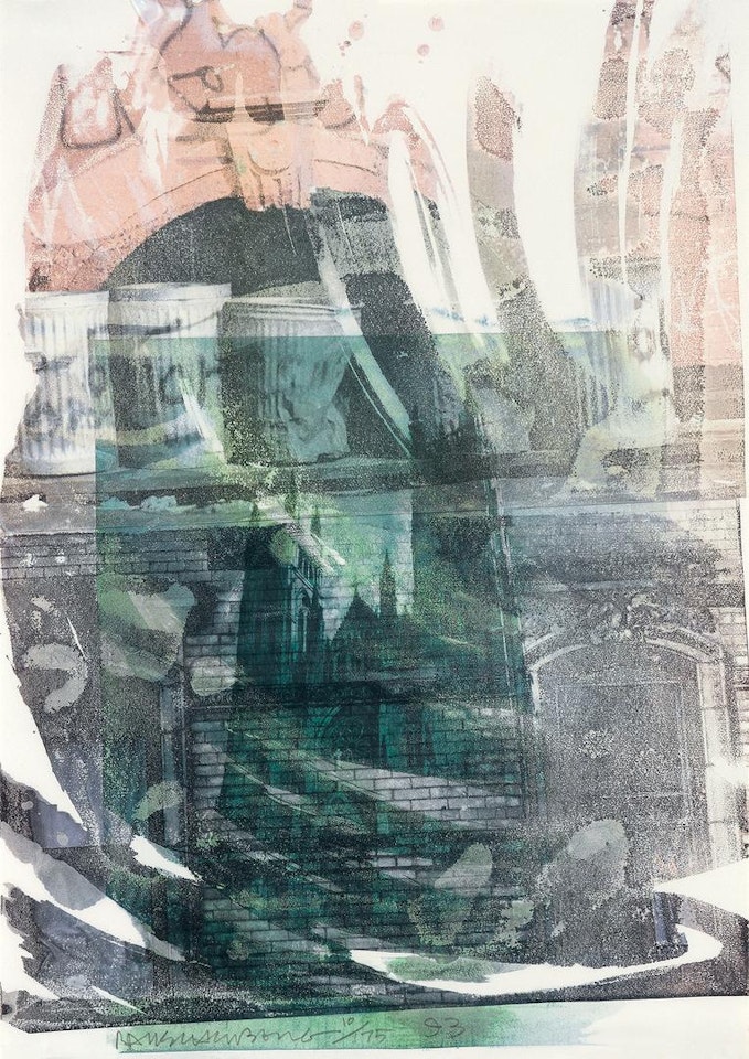 Saint John The Divine (cathedral Print) by Robert Rauschenberg