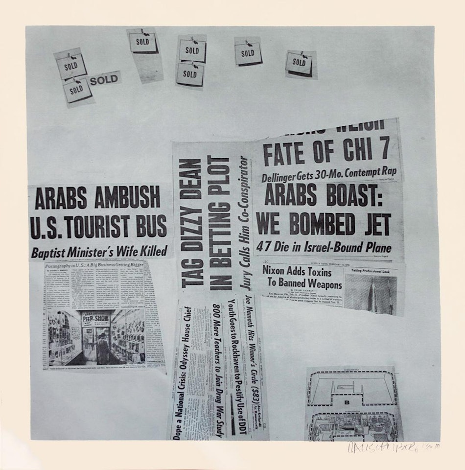 Features From Currents by Robert Rauschenberg