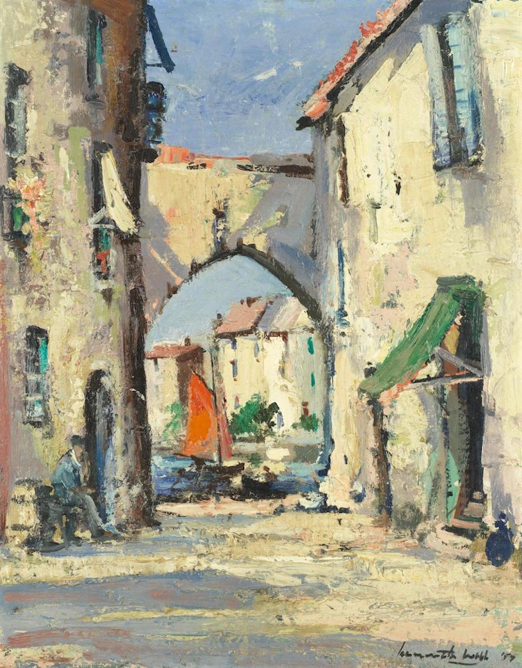 Long Walk in Galway City by Kenneth Webb