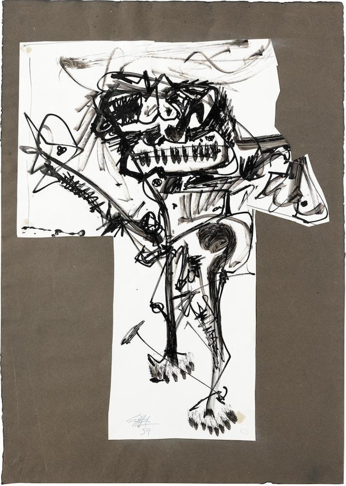 Crucifixion by Antonio Saura