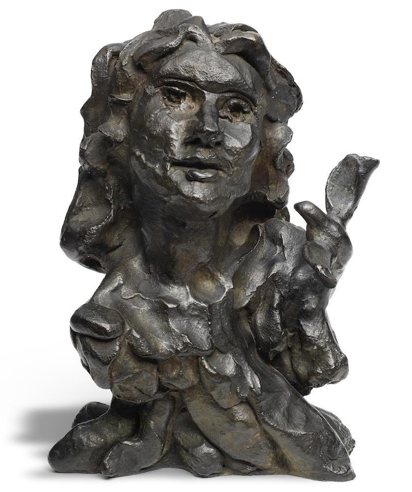 Woman with Bird by Barry Flanagan