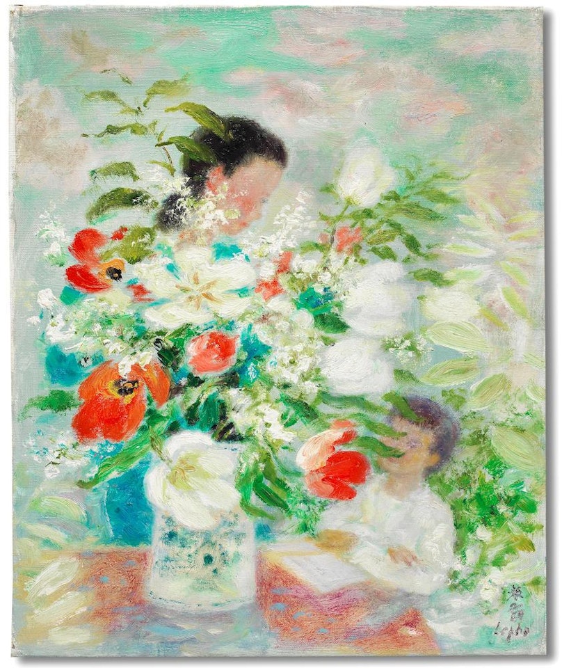 Enfants aux coquelicots by Le Pho