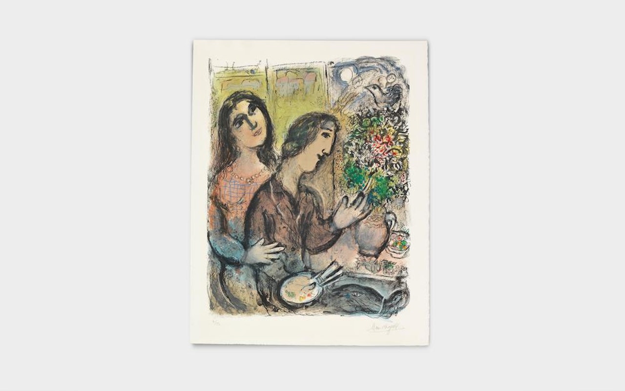 La Femme du Peintre (Mourlot 630) by Marc Chagall