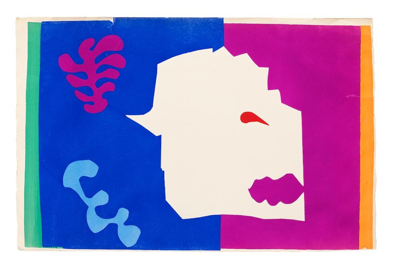 Le Loup and Formes, from Jazz (Duthuit books 22) by Henri Matisse