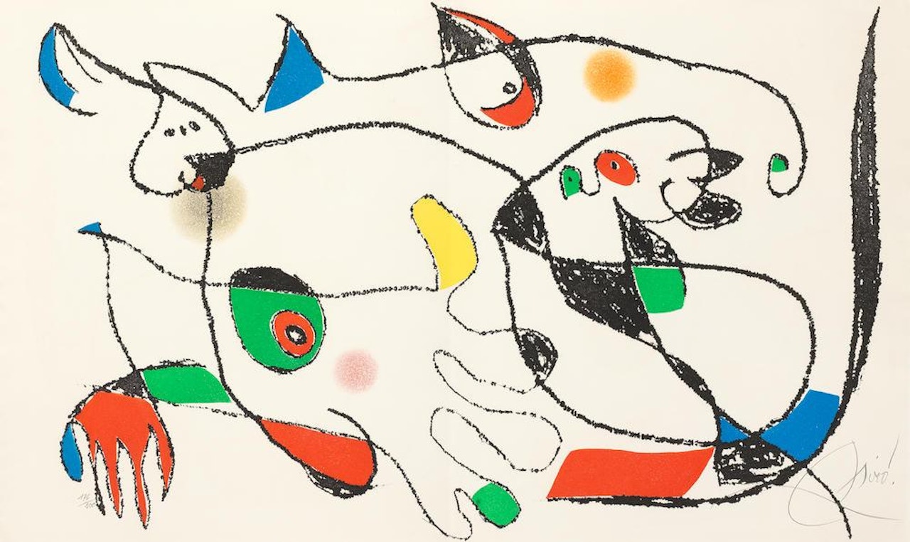 Jacques Prévert, Adonides, Maeght Editeur, Paris, (Dupin 878-925; Cramer books 203) by Joan Miró