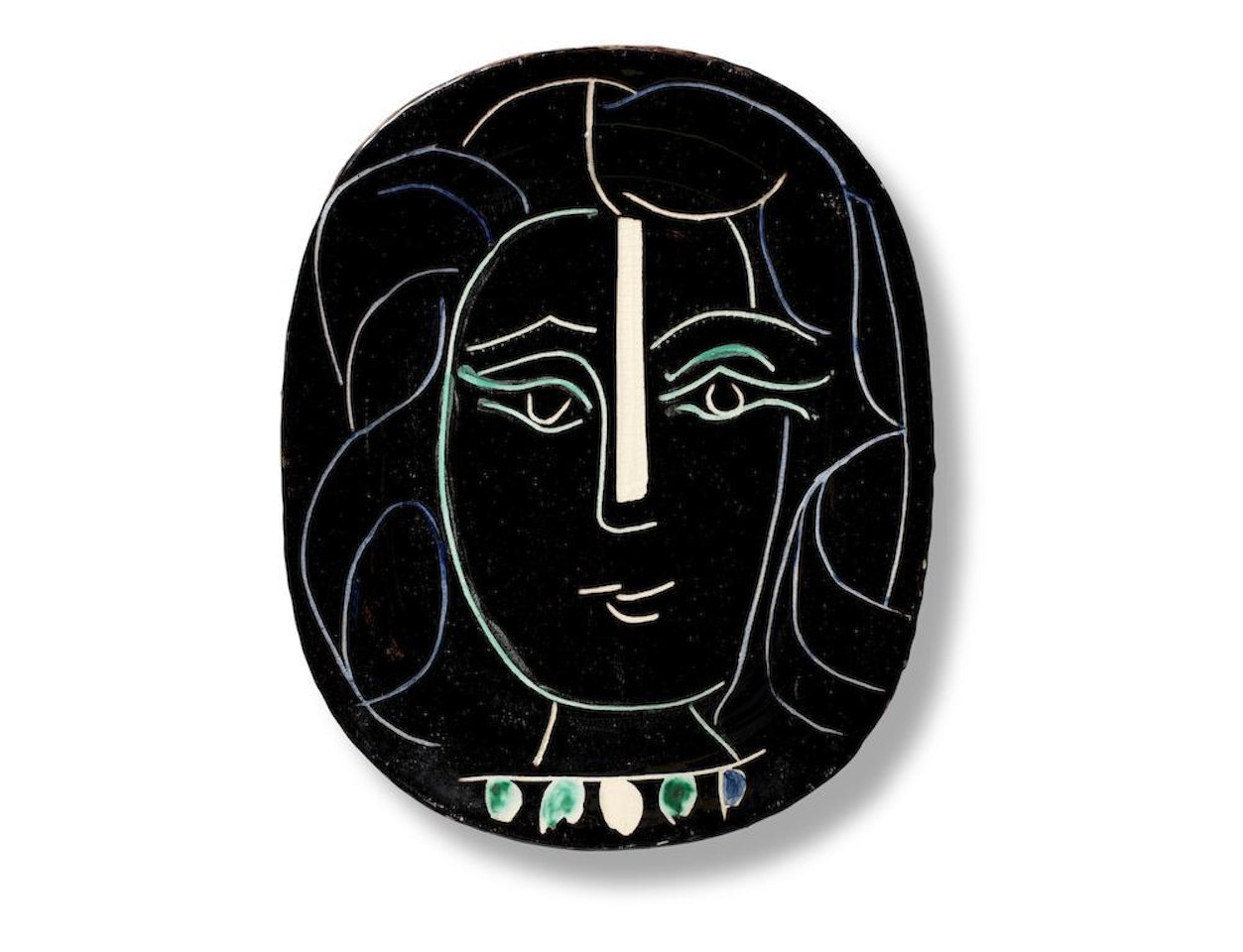 Visage de femme (Ramié 220) by Pablo Picasso