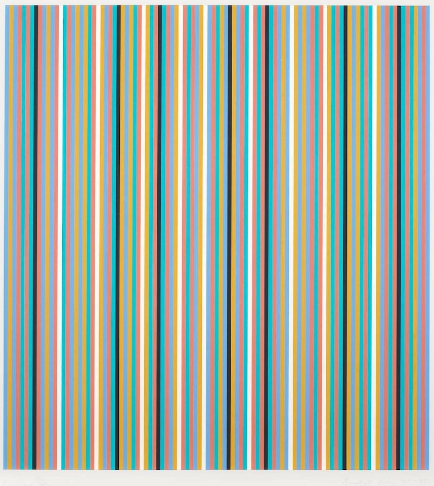 Brouillard (Schubert 54) by Bridget Riley