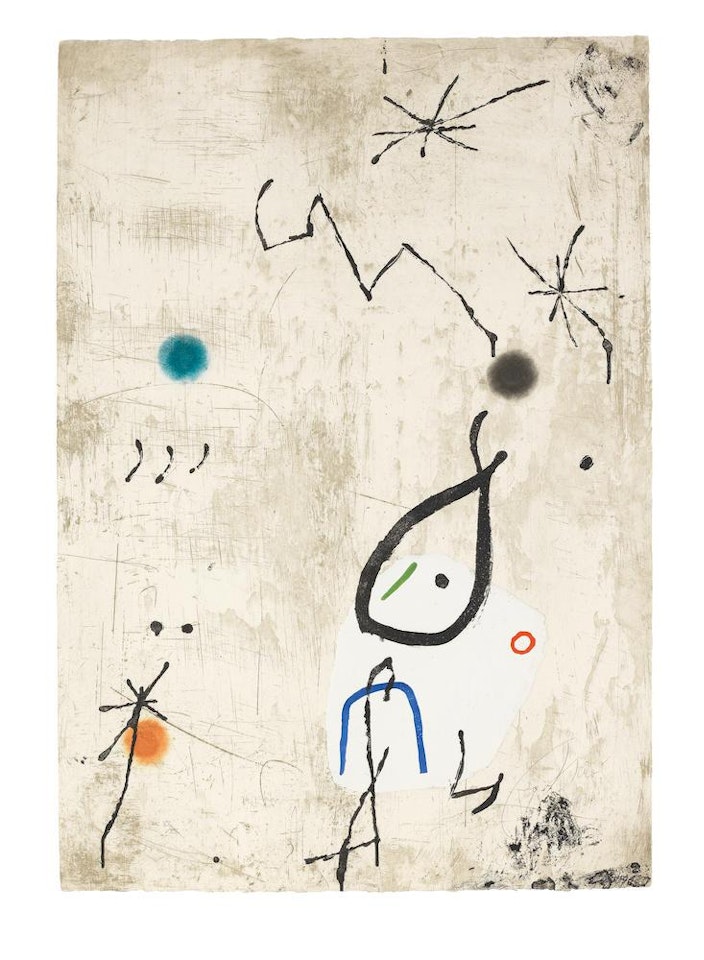 Personatge I Estels VI (Dupin 1093) by Joan Miró