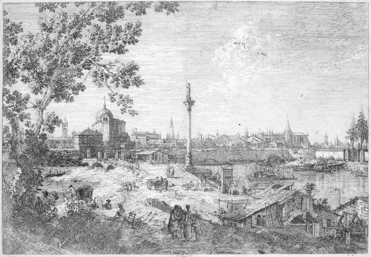 An Imaginary View of Padua (Bromberg 11) by Canaletto