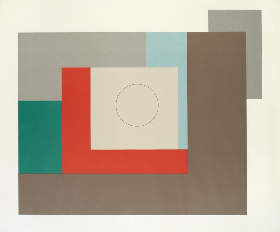Abstract Composition by Ben Nicholson, O.M.