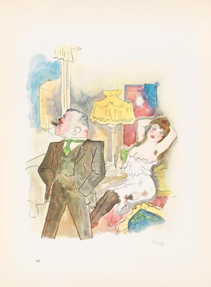 'Kraft und Anmut' & 'Dämmerung', from 'Ecce Homo' by George Grosz