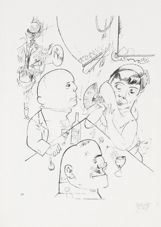 Five Plates, from 'Ecce Homo' by George Grosz