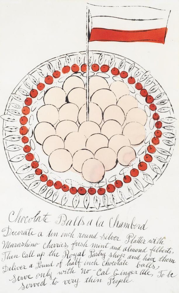 Chocolate Balls à la Chambord by Andy Warhol