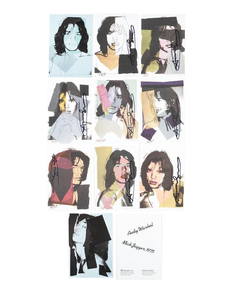 Mick Jagger (Promotional Cards) by Andy Warhol