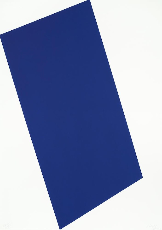 Blue (For Leo) by Ellsworth Kelly