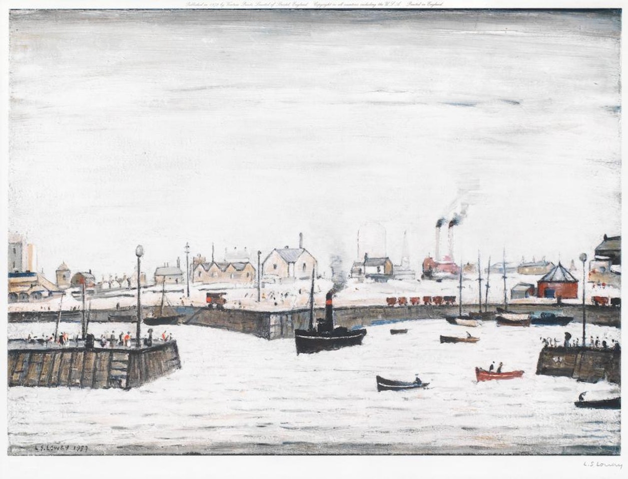 The Harbour by Laurence Stephen Lowry