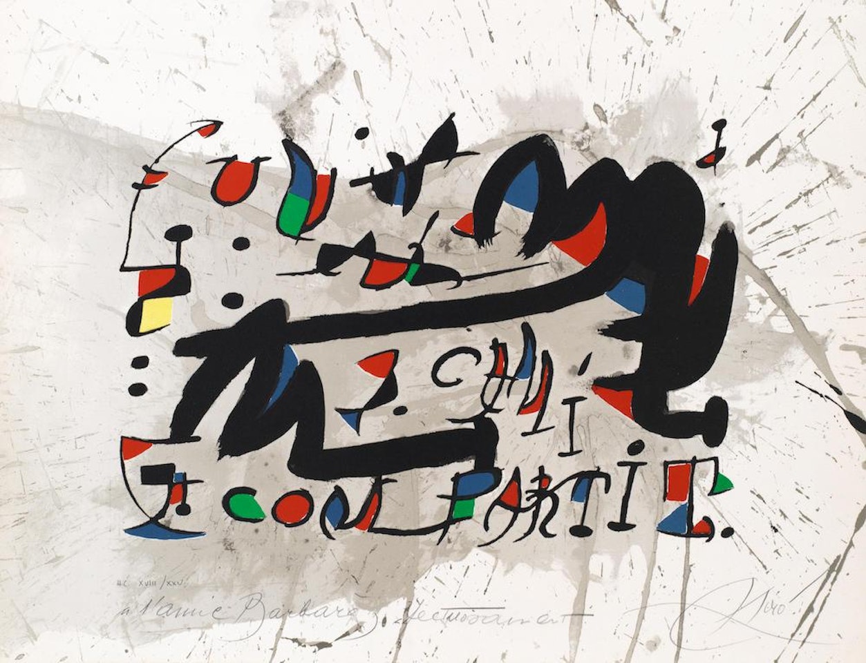 Barcelona I (Un cami compartit) (Cramer 993; Maeght 993)) by Joan Miró