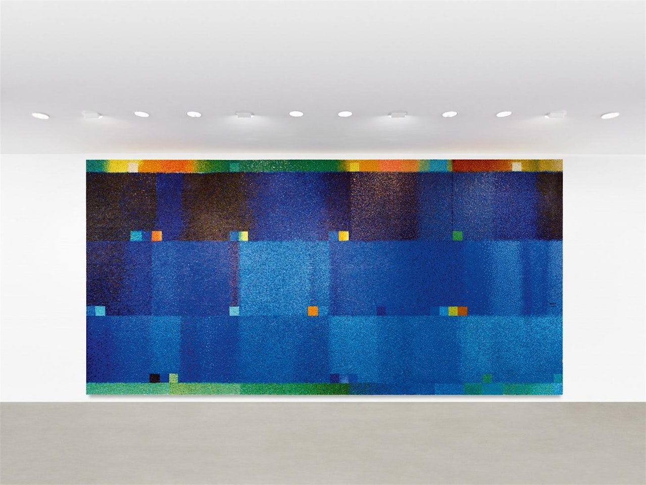 Großes Mosaik (Klang-Farben) by Heinz Mack
