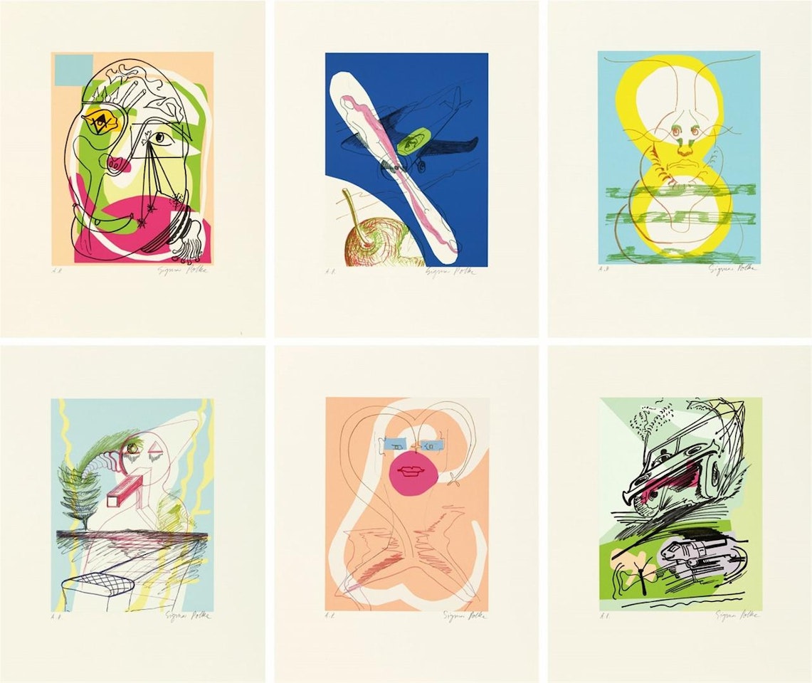 Vollmond im Widder by Sigmar Polke