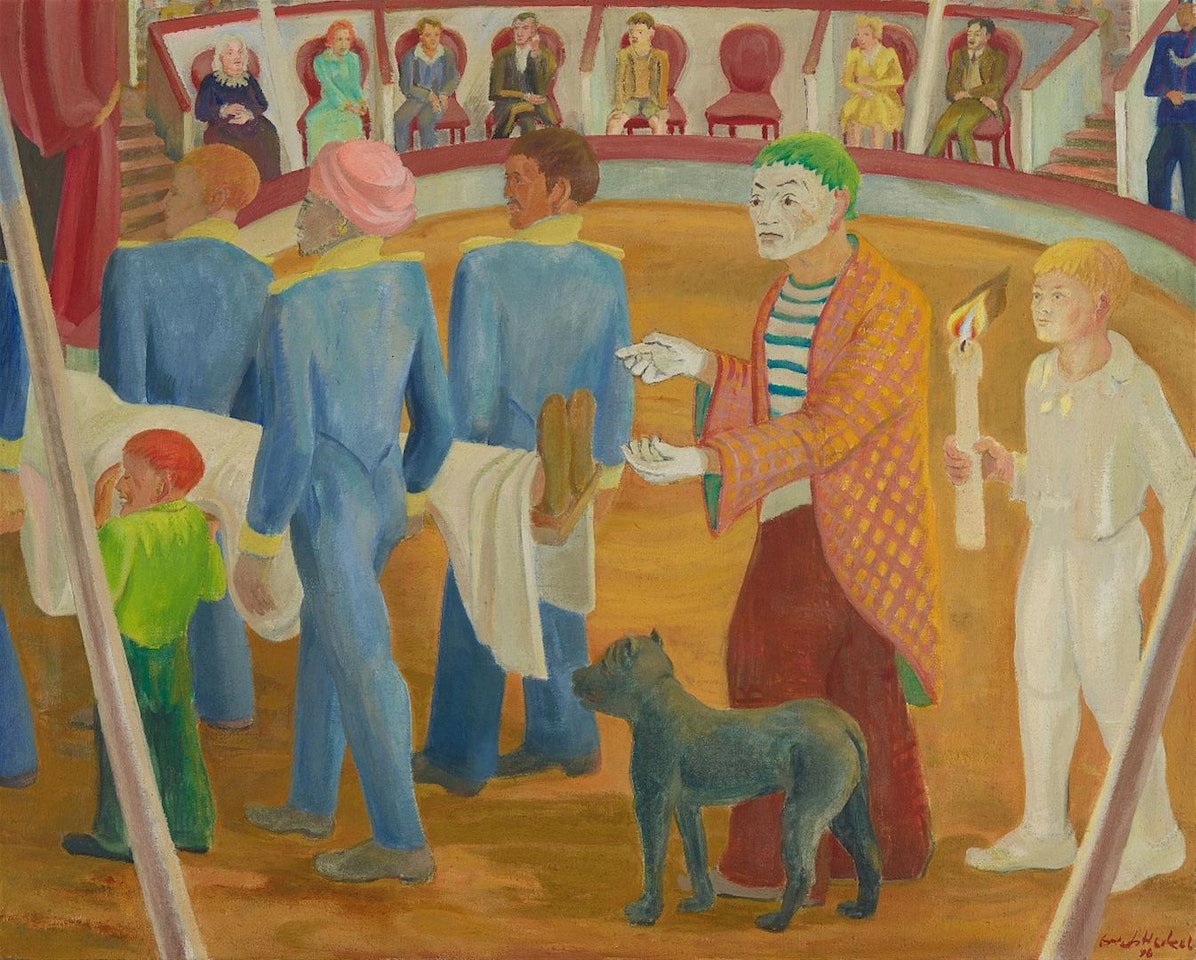 Zirkusszene by Erich Heckel