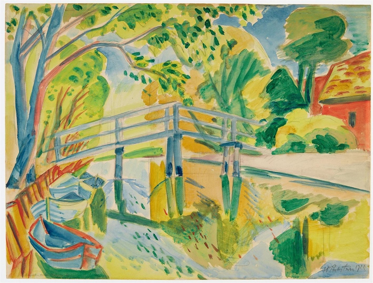 Mühlengraben by Max Pechstein
