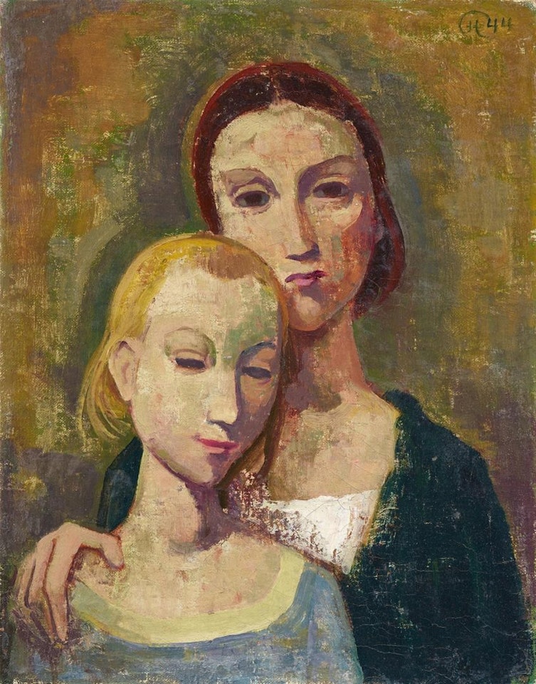 Mutter und Tochter by Karl Hofer
