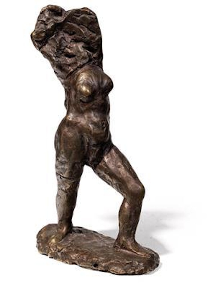 Woman Undressing ("Figur zur Kaiserallee") by Alfred Hrdlicka