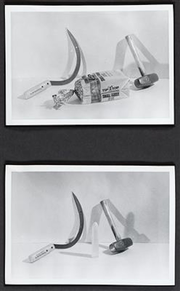 Hammer and Sickle with Bread, Hammer and Sickle with Vibrator by Andy Warhol