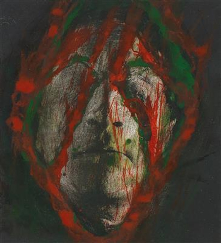 From the Death Mask series by Arnulf Rainer