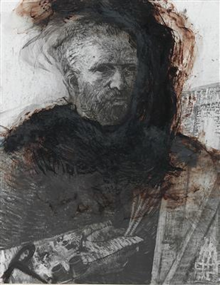 "Van Gogh with sound" from the van Gogh series by Arnulf Rainer