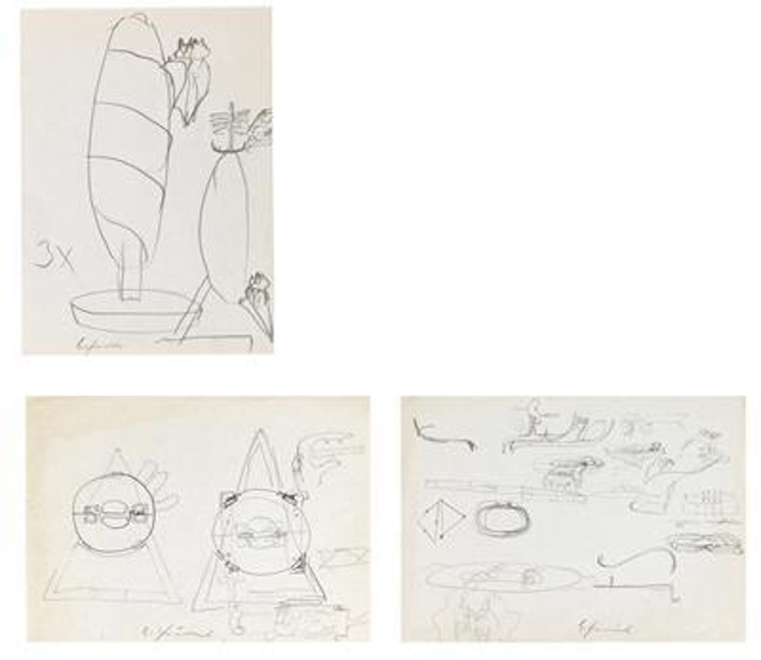 Sketches by Bruno Gironcoli