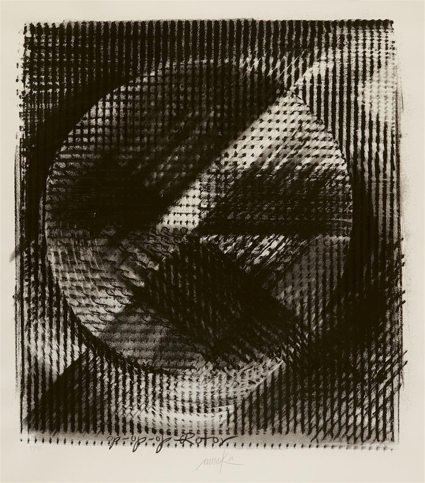 Schwarze Lichtrotation - Op-Op-Rotor- by Heinz Mack