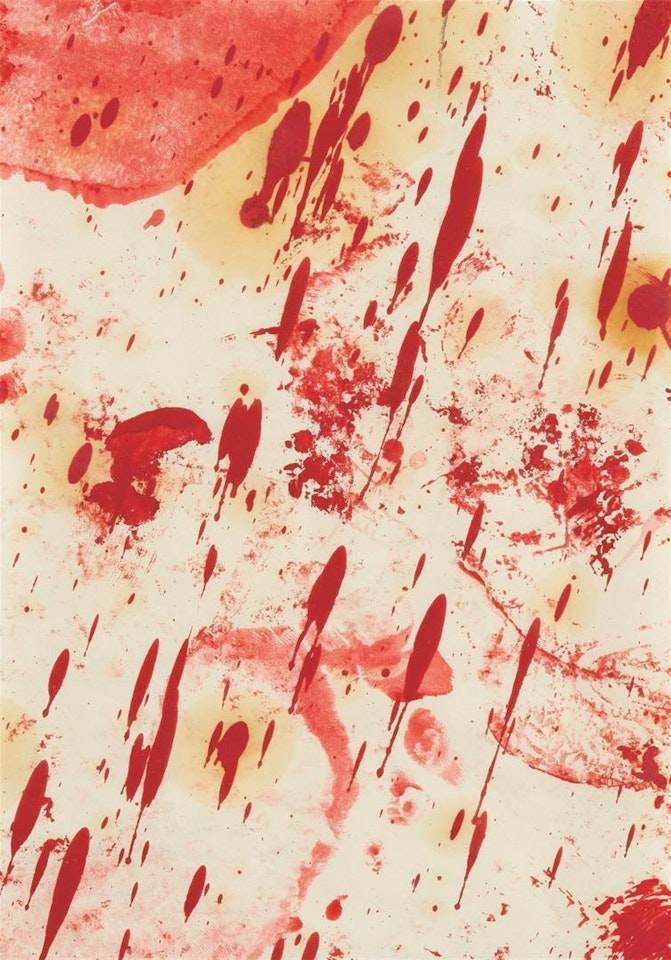 Untitled (18. malaktion) by Hermann Nitsch