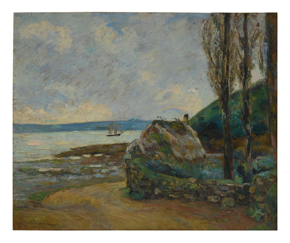 LA CABANE DU PÊCHEUR, ENVIRONS DE SAINTE-ADRESSE by Armand Guillaumin