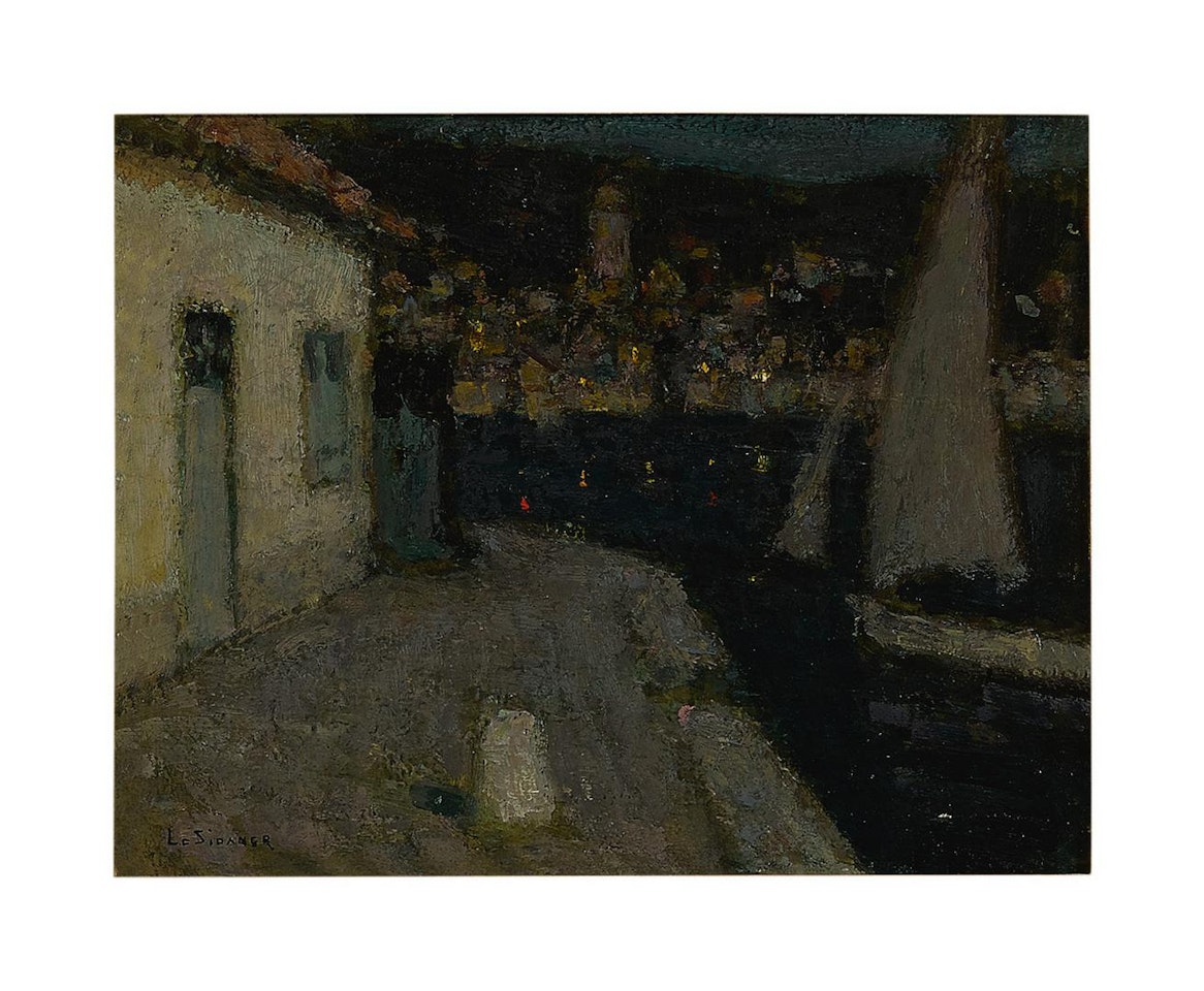 LES BARQUES, SAINT-JEAN-CAP-FERRAT by Henri Le Sidaner