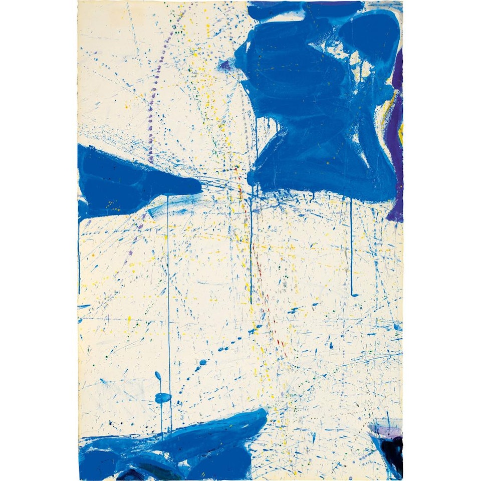 A New York Blue by Sam Francis