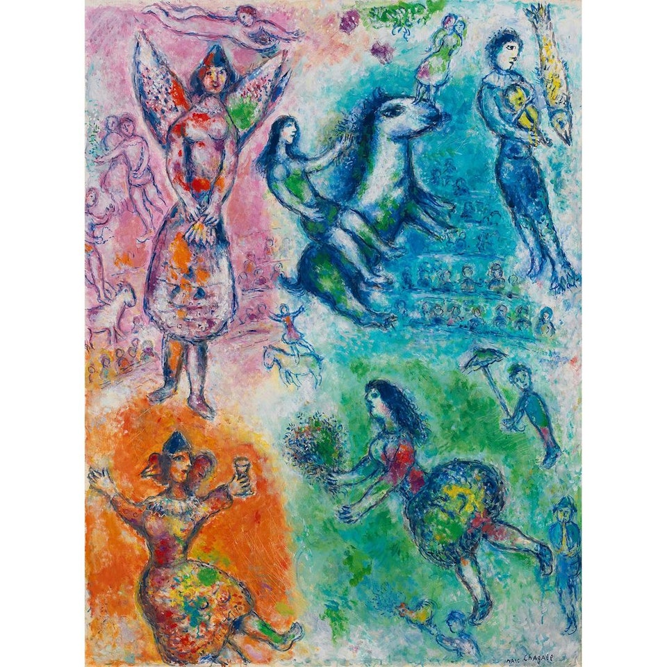 Le Rêve au cirque by Marc Chagall