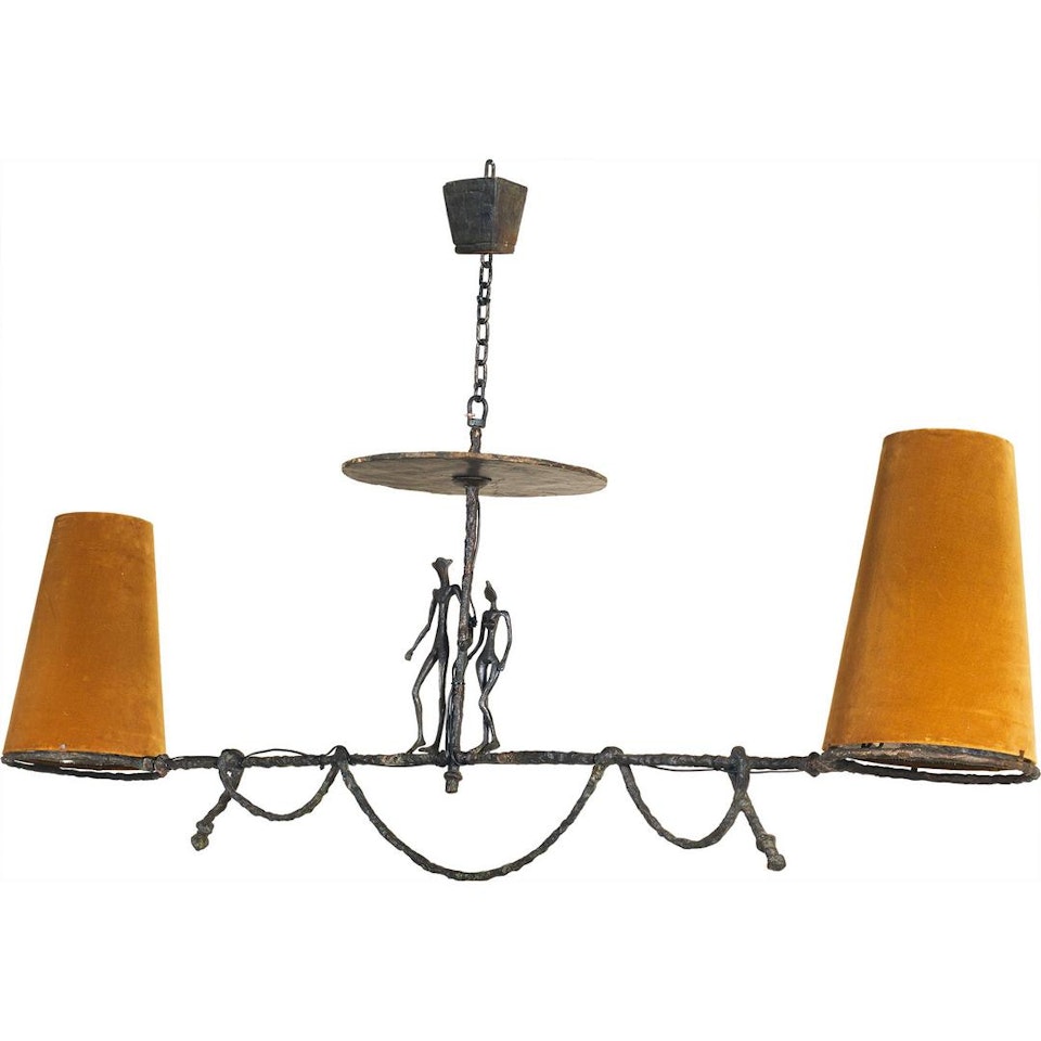 Lustre aux acrobates by Diego Giacometti