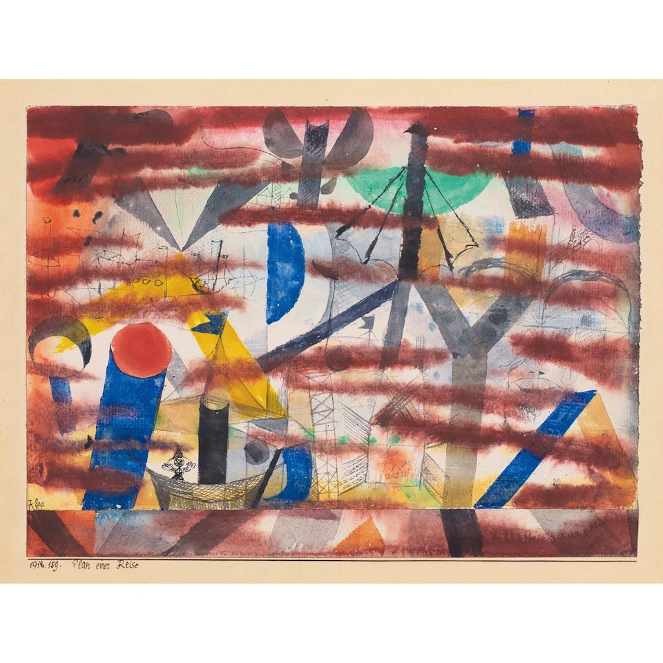 Plan einer Reise by Paul Klee