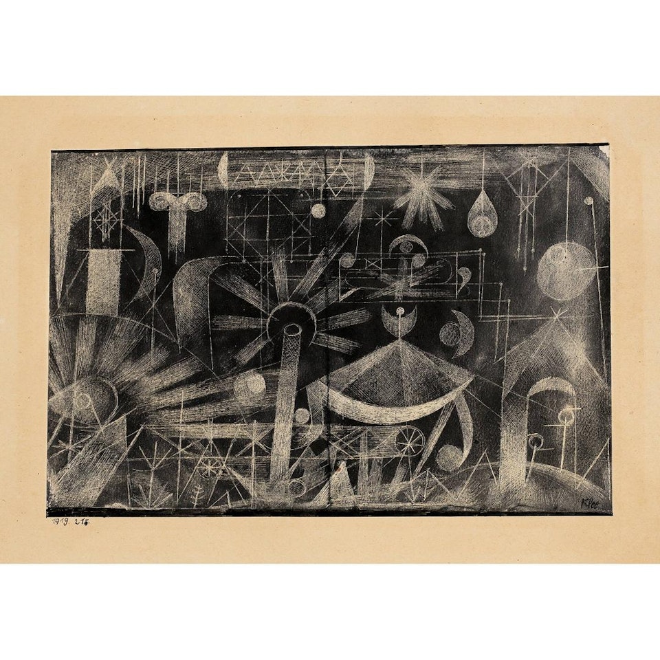Nachtmusik - nächtlich-musikalisch by Paul Klee