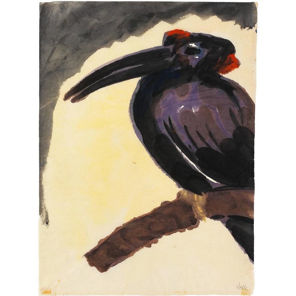 Exotischer Vogel by Emil Nolde